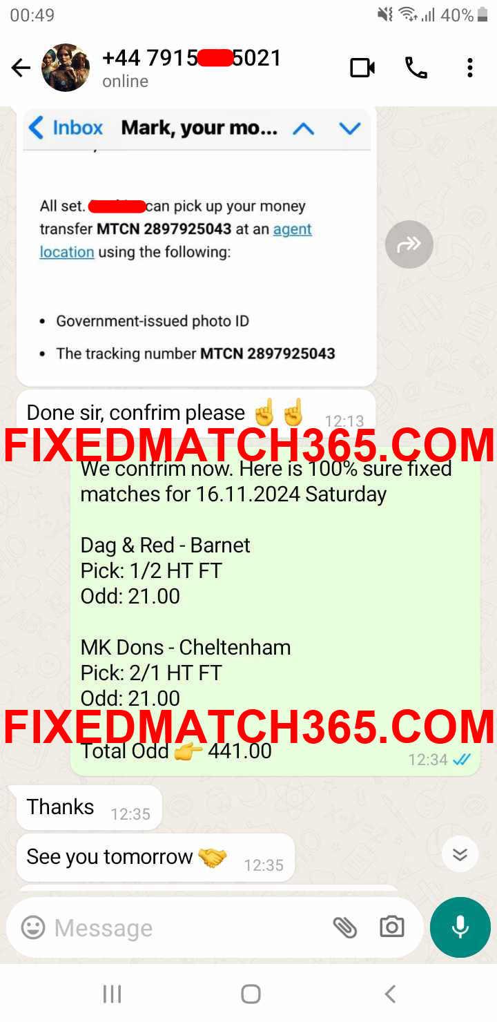 Fixed Matches 365