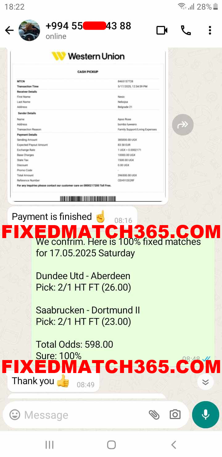 Fixed Matches