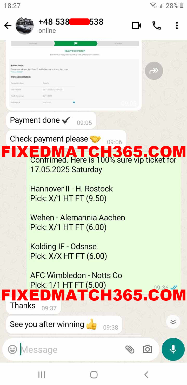 Correct Fixed Match