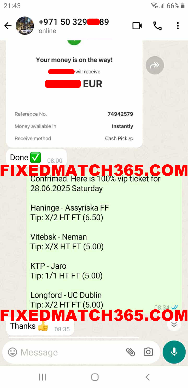 Real Fixed Matches
