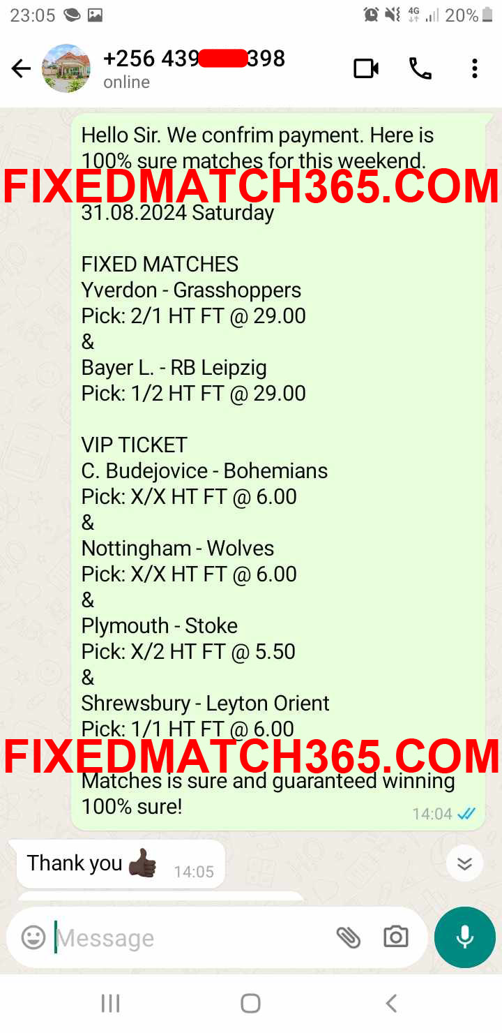 Fixed Matches