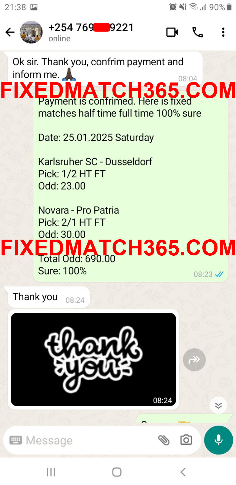 Fixed Matches