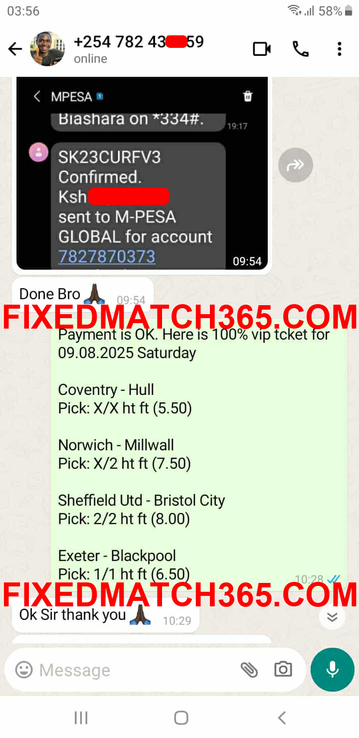 Source Fixed Matches 100% Sure