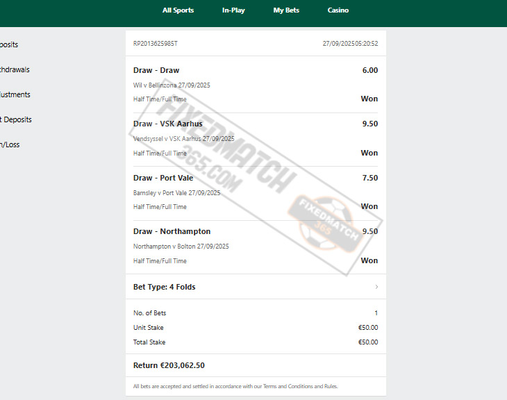 Real Fixed Matches Best